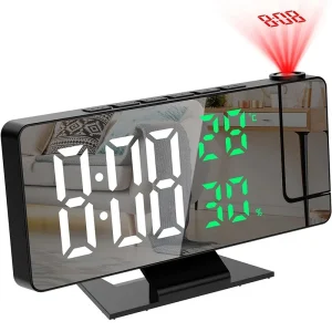 LED Digital Projector Ceiling Alarm Clock