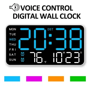 Large Digital Wall Clock