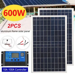 Outdoor Solar Panel Kit 600W 18V Polycrystalline